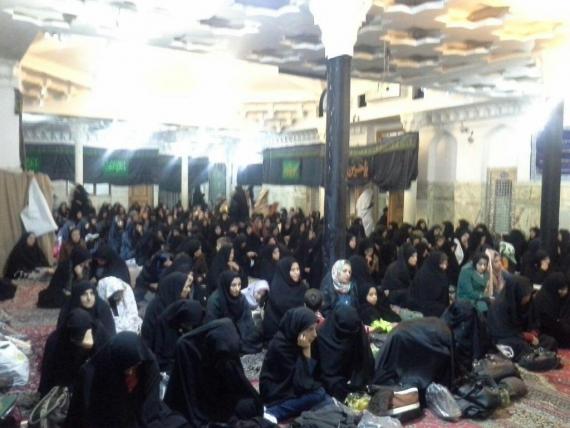 گزارش تصویری حضور بانوان همدانی در مراسم عزاداری ماه صفر 