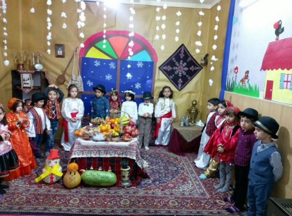 shabnamha.ir , shabnamha , afkl ih , شبنم ها , شبنم همدان , مهد کودک غنچه ها , مراسم شب یلدا; 