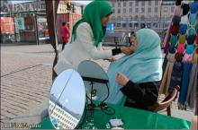 حجاب تجربه جدید زنان و دختران در سوئد +عکس