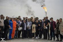 شبنم ها,بازیگران مشهور,بازدید از میدان نفتی کارون,کارون