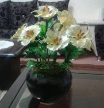  هنر در خانه,آموزش,گل کریستالی,shabnamha.ir,شبنم همدان,afkl ih