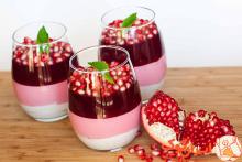 دسر انار سه لایه یلدا دسر انار,دسر شب یلدا,ژله انار,ژله سه لایه انار,shabnamha.ir,شبنم همدان,afkl ih,شبنم ها;