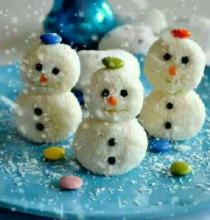 دسر آدم برفی مخصوص شب یلدا دسر یلدایی,شب یلدا,دسر آدم برفی,دسر شب یلدا,shabnamha.ir,شبنم همدان,afkl ih,شبنم ها;